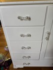 Edison Little Folks Maple Chifferobe White Painted Dresser 1950 s