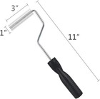 Fiberglass Roller Tools Kit 3pcs Resin Laminating Bubble Set For Tub Shower Boat