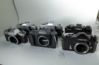 Vintage 35mm Slr Lot As-is Minolta Srt 101 Film Camera For Parts Or Repair
