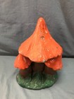 Vintage Cement Mushroom Toadstool Garden Statue Shabby Chic Old Decor 676-25b