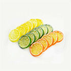 Artificial Lemon Slices Lifelike Plastic Fake Fruit Home Wobble Plate Decor Prop