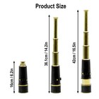 Telescope Pirate Spyglass Nautical Brass Pocket Marine Gift With Leather Holder