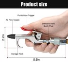 2-way Connection Air Nozzle Blow Gun Kit  Air Compressor Accessory With 3 Interc
