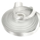 White Single Faced Satin Ribbon  7 8  X 100 Yards