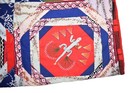 Vintage Quilt Vest Mens M Hand Made Patchwork Horse Equestrian Chinese Animals
