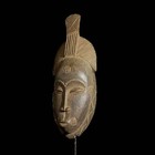 African Baule Mask Carved Wood Crest C  te D ivoire Tribal Art Decor-7797