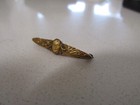 Vintage 14kt Gold Art Nouveau Maiden Brooch   2 