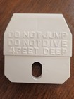 Aquasport Pool Ledge Small Cover Top Caps  pack Of 6 
