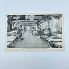 1917 Postcard Wwi Interior Of Barracks Camp Grant Rockford Illinois Sc9