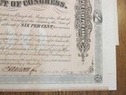 1864 Confederate Bearer Bond Loan With Coupons Attache  1000 Bond  Lot Ah