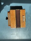 Vintage- Hohner Marca Pressed Wood C f Diatonic 29 Key Accordion Made In Germany