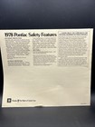 The  78 Pontiacs - The Best Year Yet - 1978 Models Brochure - 40 Pages