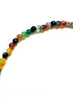 Colorful Glass Bead Beaded Necklace Strand Multicolor 54