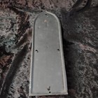 Antique Primitive Cast Iron Boot Match Safe Holder F
