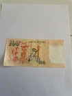 Singapore 100 Dollars Banknote Portrait Series Circulated Fine Vf Paper 8 Stars