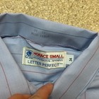 Vintage Usps Postal Service Us Mail Button Shirt Short Sleeve Sz 34 Pinstripe