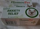 Homeopet Feline Anxiety Relief 15ml Natural Solution For Cats Relief Unopened 