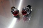 Red Light Hot Rod Rat Dash Board Indicator Warning Gauge Panel Lights 2 Pack