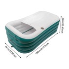 Portable Foldable Bathtub Adult Large Shower Soaking Folding Water Spa Bath Tub