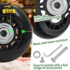 Luggage Wheels Replacement Set Of 2  68mm X 24mm Suitcase Wheels Replacement Rub