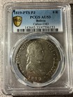 1819 Bolivia Pts Pj Calico-1383 Pcgs Au-53