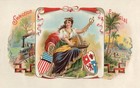 Ex Rare Old Original Perla Del Oceano  verified Title  Sample Cigar Label