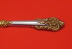 Grande Baroque Gold Accents By Wallace Sterling Silver Gravy Ladle Custom Hh Ws