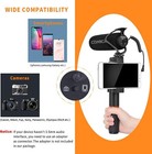 Cvm-v30 Lite Video Microphone super-cardioid Condenser On-camera Shotgun