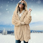 Hoodie Jacket Cardigan Fleece Winter Plush Womens Warm Sweatshirt Full  20  Off 
