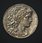 Alexander The Great     Heracles Bronze Coin Handmade 35mm