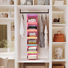 Youdenova Weekly Clothes Organizer For Kids  Hanging Closet Organizer  Pink