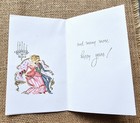 Vintage 1940 1950s Unused Happy Anniversary Card Couple Dancing