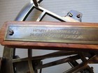 Vintage Sextant  henry Barrow   Co  London    Wood Box                Shed