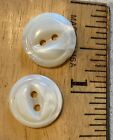 Antique Ms River Pearl Buttons 1 5 Cm Fisheye Hand Carved Buttons  1 4 Lb Lot