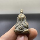 Genuine Ancient Tibetan Bronze Figurine Carved Amulet 