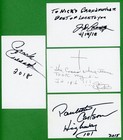  10  Music Artists musicians singers Signed 3x5 Index Card Lot E29343