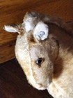Early Vintage Steiff 9 5  Mohair Miniature Horse Pony Ear Button Vg  Teddy Bear