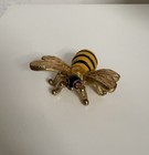 Gold Bee Display Trinket Box