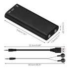 16gb Mini Spy Audio Recorder Voice Activated Office Listening Device 352hrs