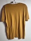 Lucky Brand Ac Dc High Voltage Women s Medium 100  Yellow Band Tee Shirt
