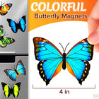 20 Pcs Butterfly Magnets For Refrigerators     4  Colourful Magnetic Butterflies D