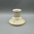 Vintage Porcelier Porcelain Ceiling Light Fixture 1-bulb White Silver Leaf