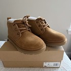 Ugg Neumel Women s Chukka Suede Wool Lace Up Ankle Boot Chestnut Cushioned 5 36