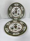 Chinese Famille Rose Style Porcelain Floral Butterfly Plates 10    Set Of 2