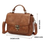 Vintage Crossbody Bags For Women  Small Leather Purse Messenger Bag  Retro Wo   