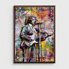 Van Morrison 12x18in Poster   Van Morrison Young Print Art Free Shipping Us