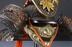 Old Vintage Japanese Samurai Helmet -yoshitsune Kabuto- With A Mask Tsushima