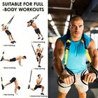 Pro 3 Suspension Trainer Home Gym Workout Equipment Resistance Straps