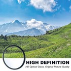77mm Uv Protection Filter For Camera Lens  Ultra Slim Hd Optical Glass 