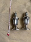 Vintage Crown Sterling Weighted Salt And Pepper Shakers